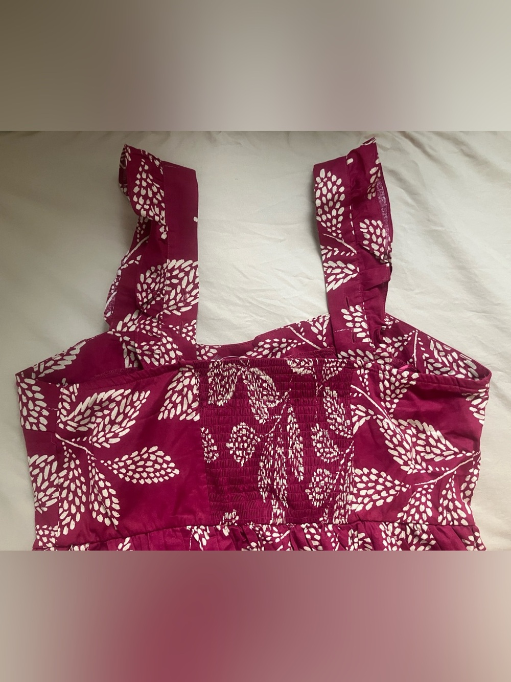 Torrid Belle Isle Cotton Linen Maxi Dress 00 Burgundy NWT - Picture 4 of 16